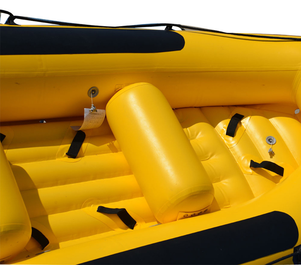 黄色380漂流艇细节展示